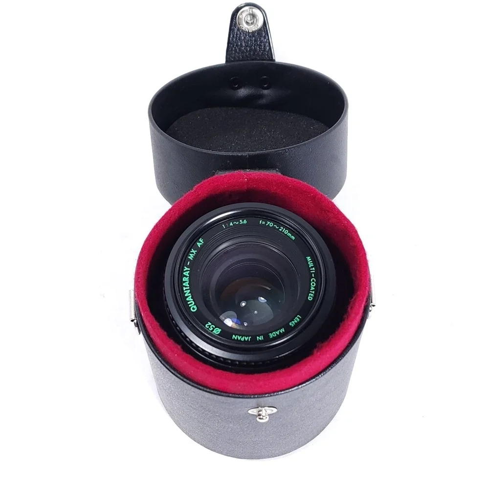Quantaray-MX AF 1:4~5.6 f=70~210mm‎ Multi-Coated Camera Len and Case